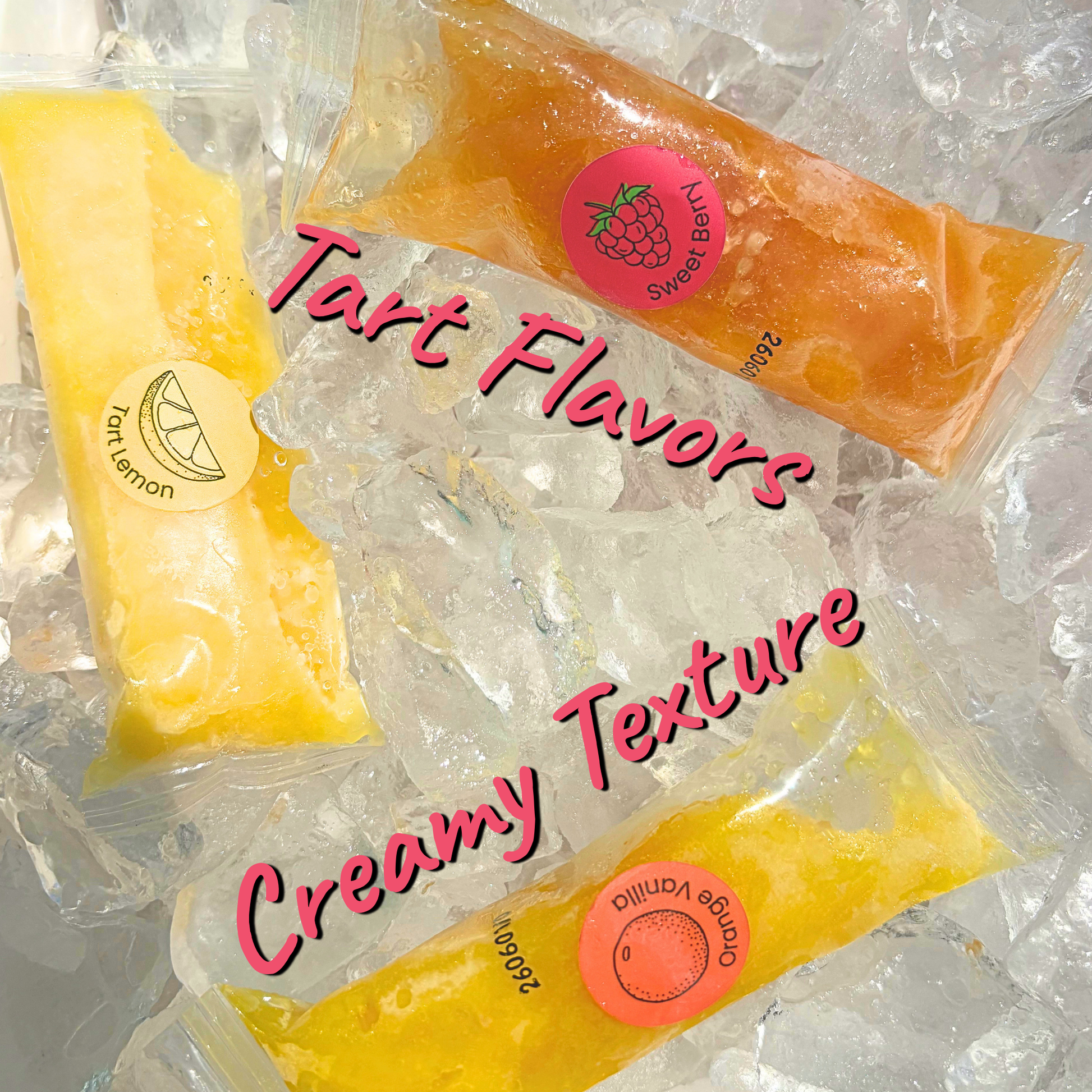 Sleet Pops Variety Pack | Protein & Fiber Freeze Pops | 12 Pack