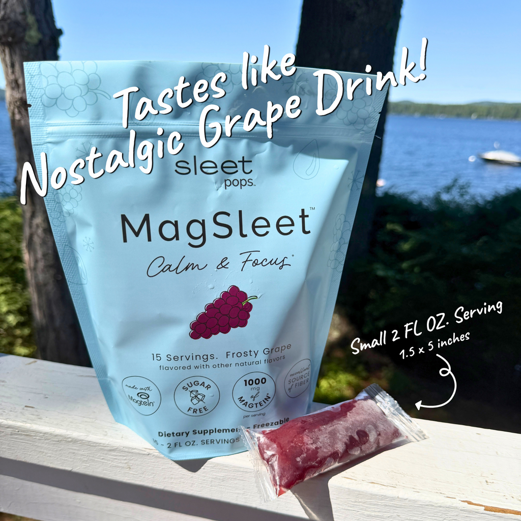 MagSleet | Frosty Grape | Magnesium Calm & Focus* | 15 Pack